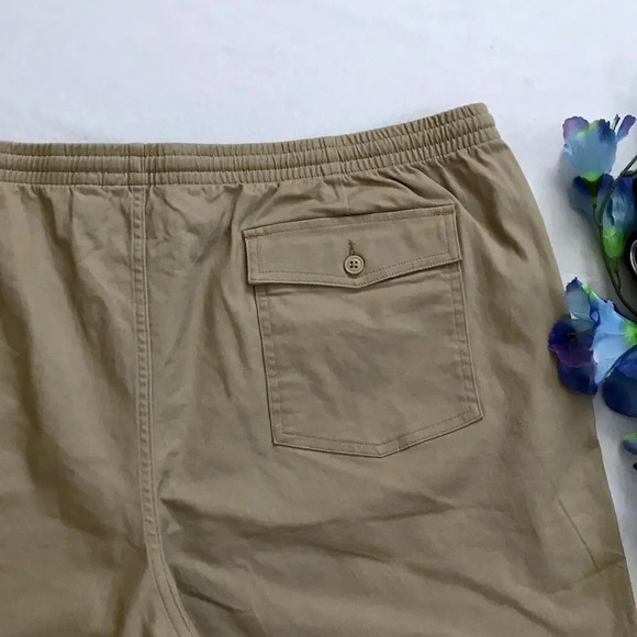 Lands' End NWOT Khaki Pull On Shorts Men XXL - Picture 6 of 10